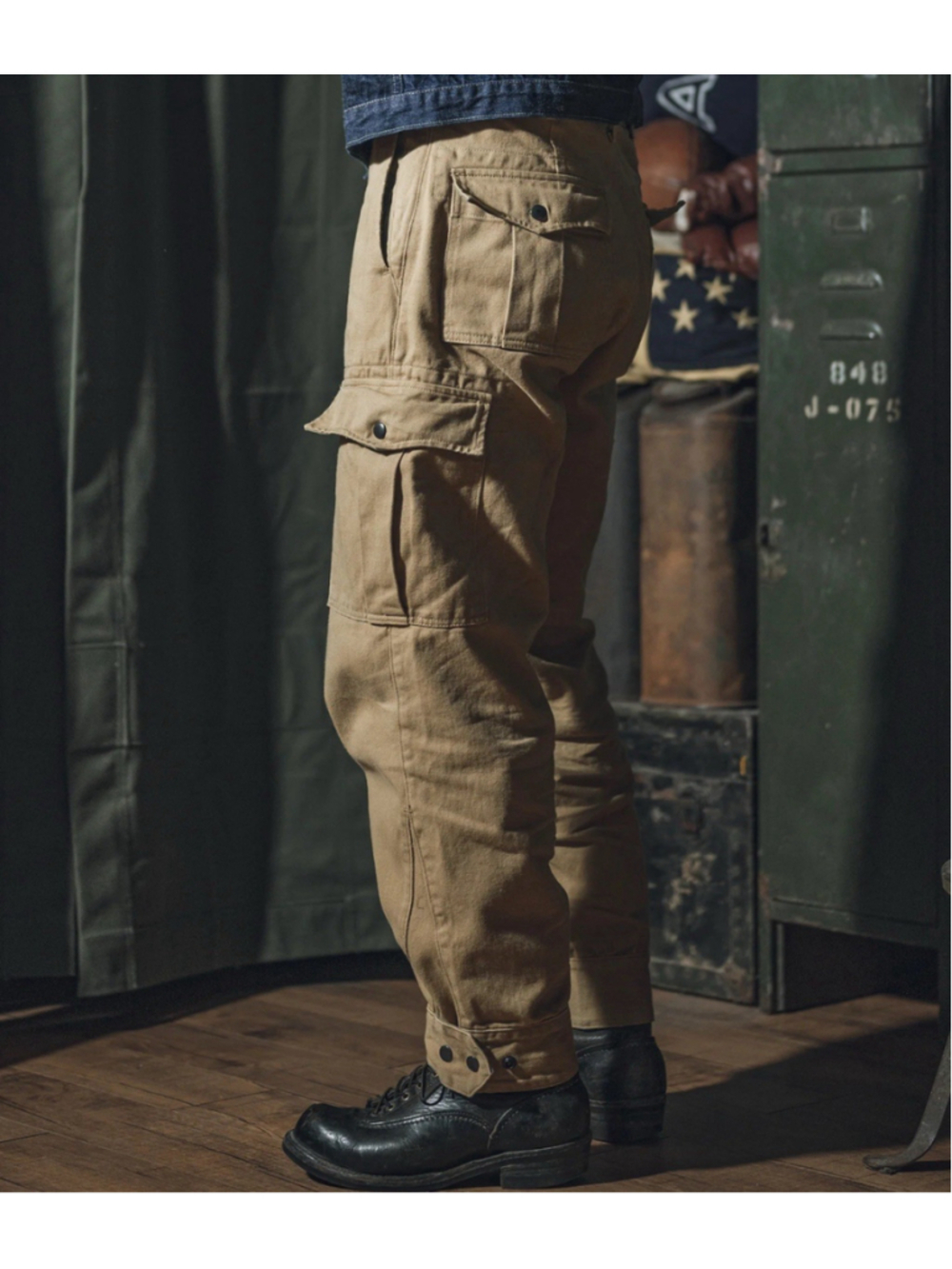 Non Stock Belgian M-64 13 oz Cotton Twill Relaxed Fit Field Barrel Leg Pants 32